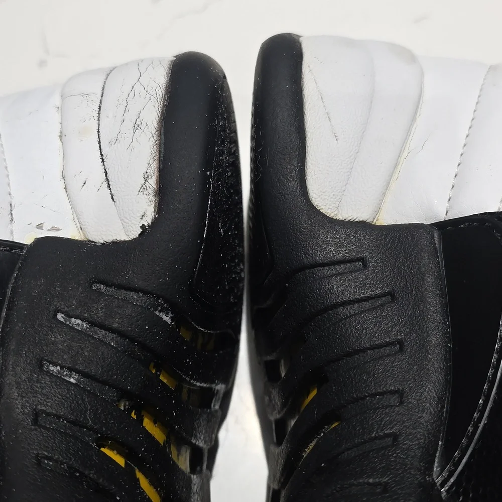 Air Jordan 12 Retro Taxi Sneakers Size 10